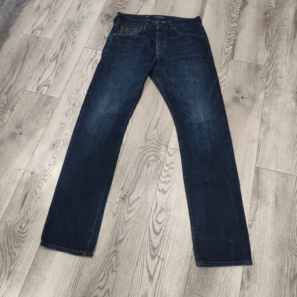 Scotch & Soda Men's Indigo Straight Jeans